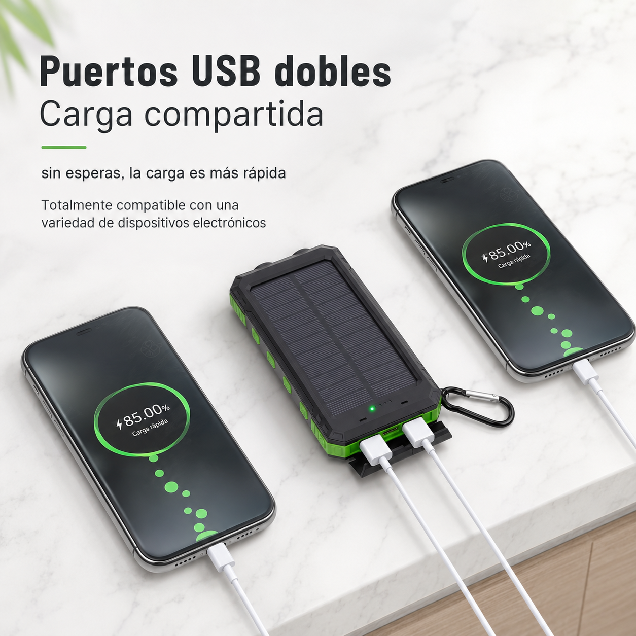Batería externa Solar